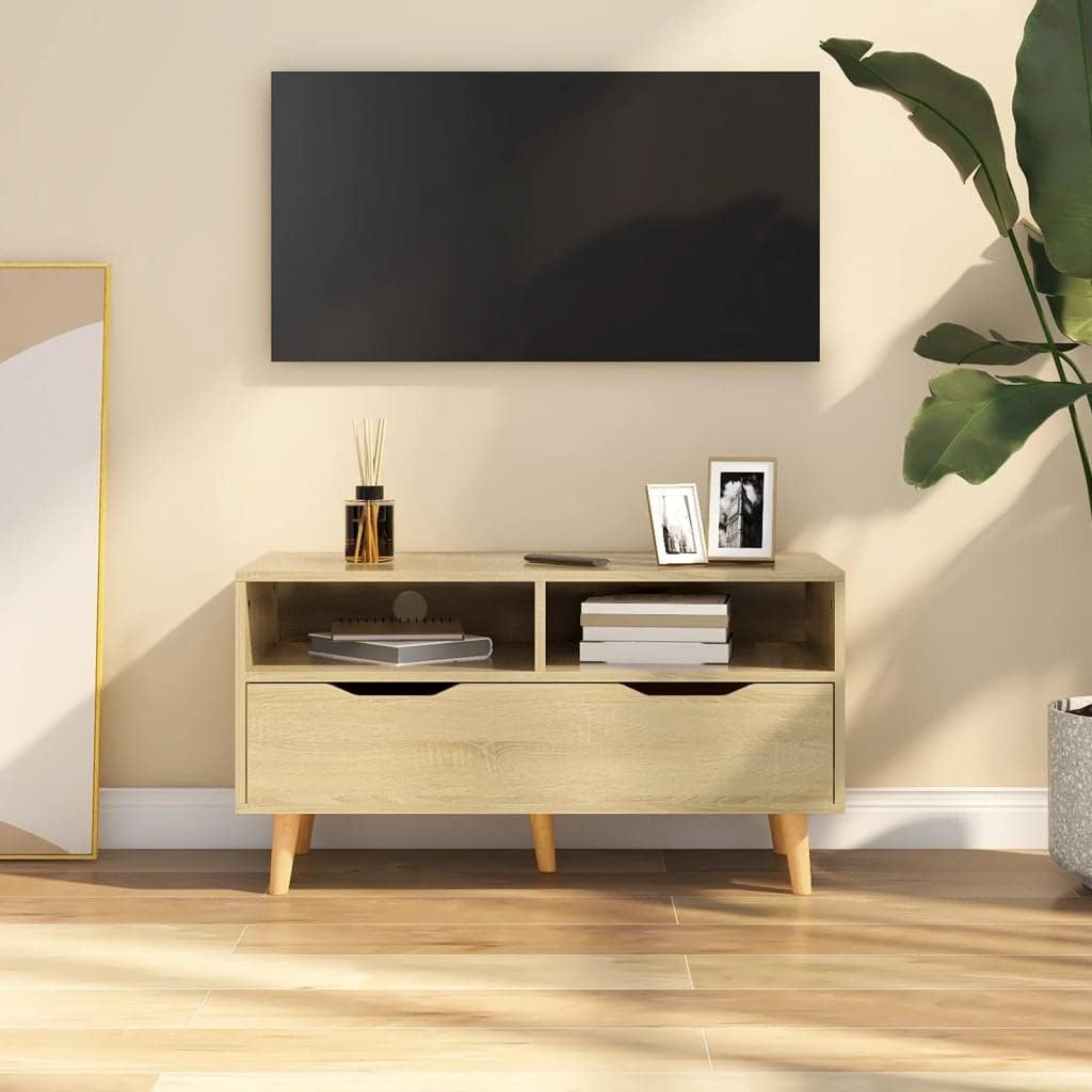 Modern AV Cabinet Media Storage Cabinet Audio Video Media Stand Cabinet