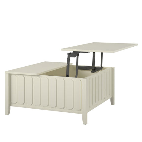 Her Majesty Lift Top Coffee Table, White