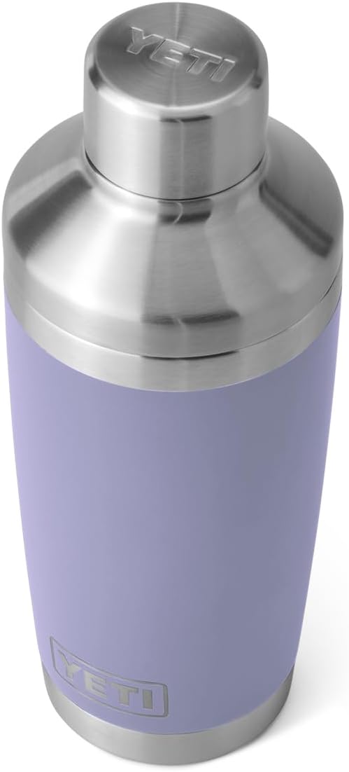 Rambler 20 oz Cocktail Shaker, Stainless Steel, Vacuum Insulated, Rescue Red