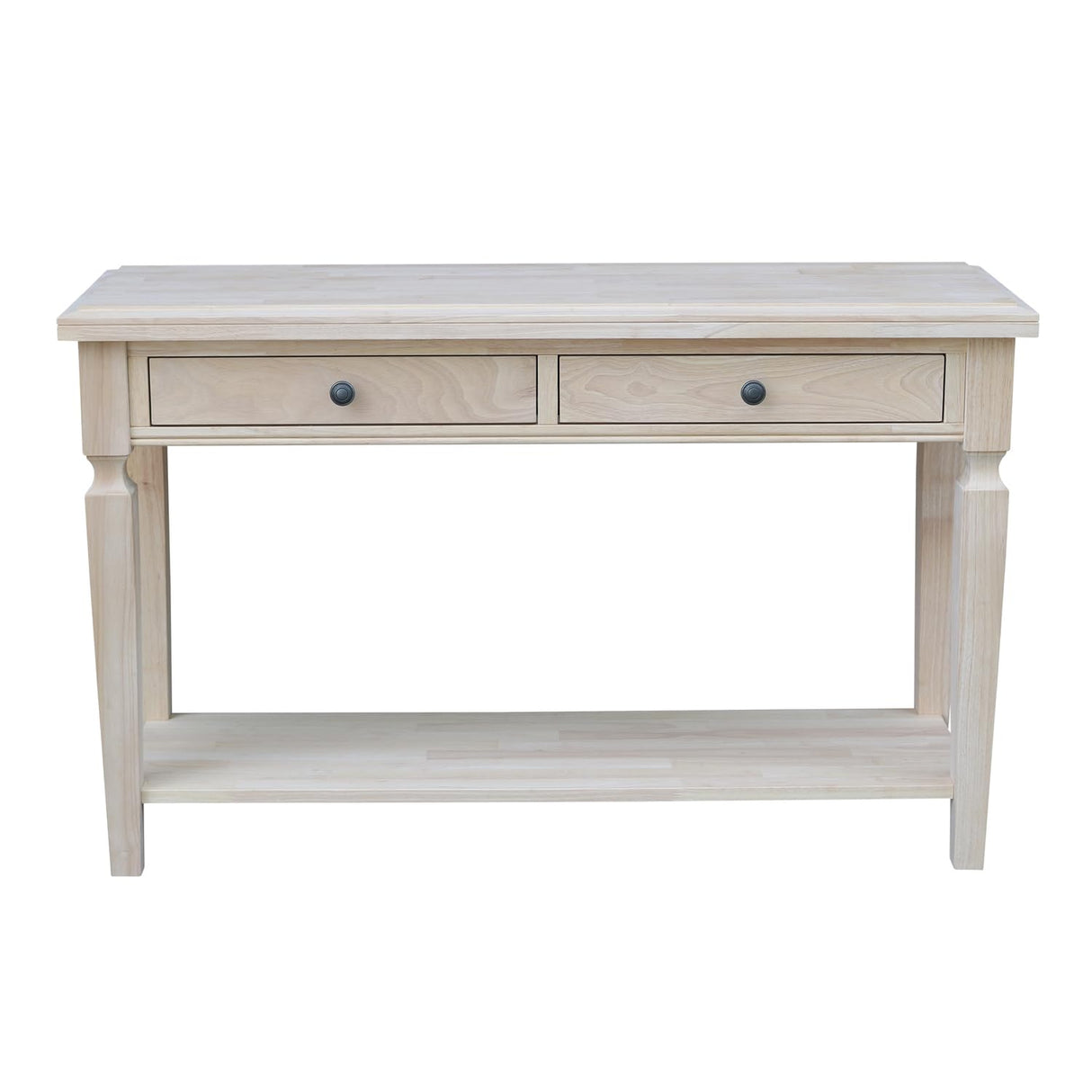 IC International Concepts Vista Console/Sofa, Unfinished Accent Table, 16D x 48W x 30H