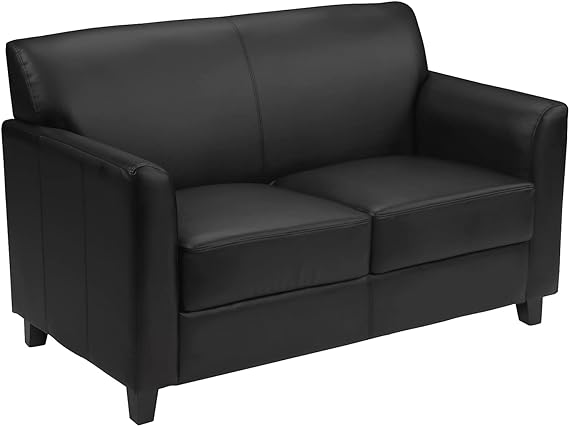 Hercules Diplomat Series LeatherSoft Upholstered Loveseat, Modern Small Sofa