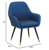 Tuchico Accent, one Chair, Blue