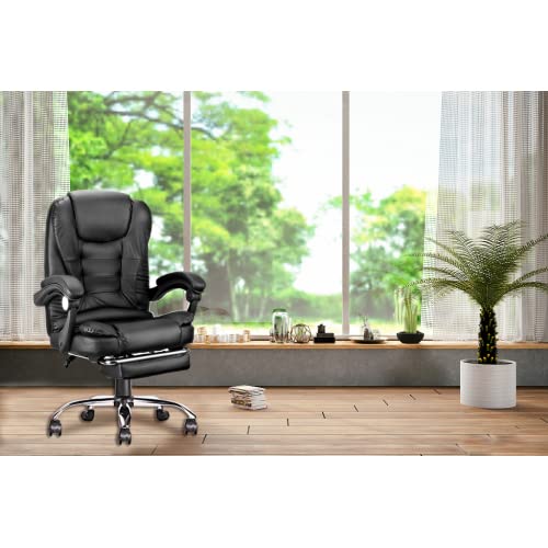 High-Back Office Chair, Adjustable Ergonomic Office Chair, Computer Desk Chair