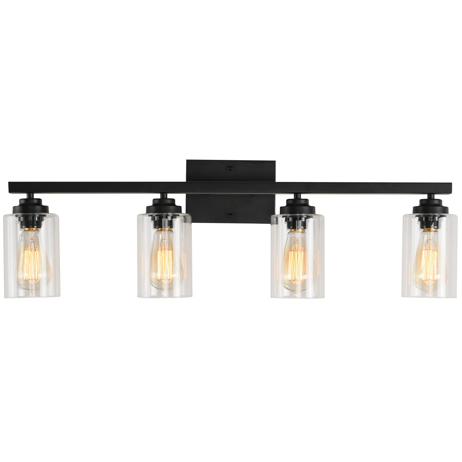 Bathroom Vanity Light Fixtures 4 Lights Wall Sconces Industrial Vintage Lighting Fixture