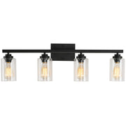Bathroom Vanity Light Fixtures 4 Lights Wall Sconces Industrial Vintage Lighting Fixture