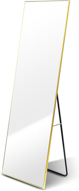 Full Length Mirror, Floor Mirror with Stand,Wall-Mounted Dressing Mirror