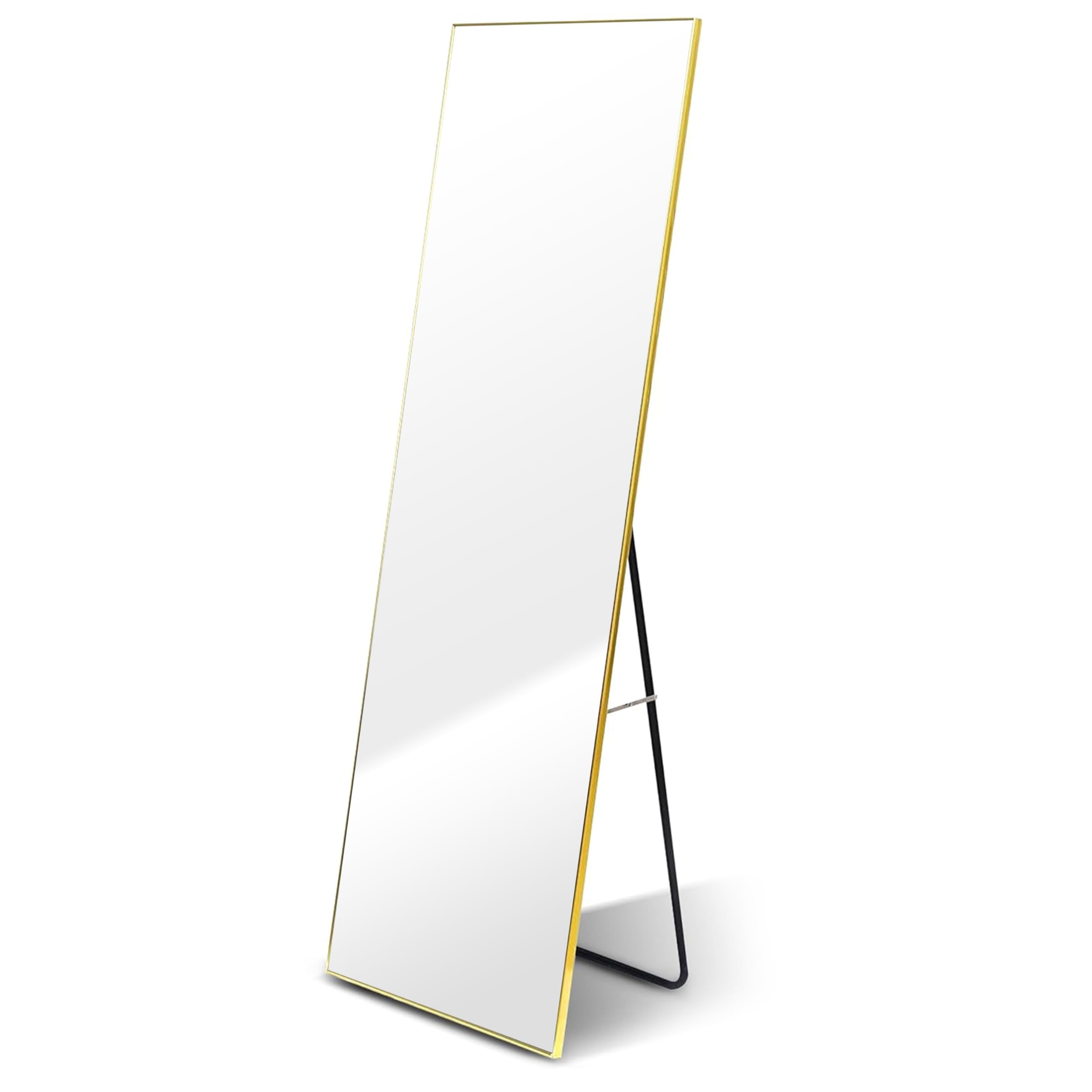 Full Length Mirror, Floor Mirror with Stand,Wall-Mounted Dressing Mirror