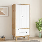 OTTA Wardrobe - Solid Pine Wood Classic Scandinavian Design