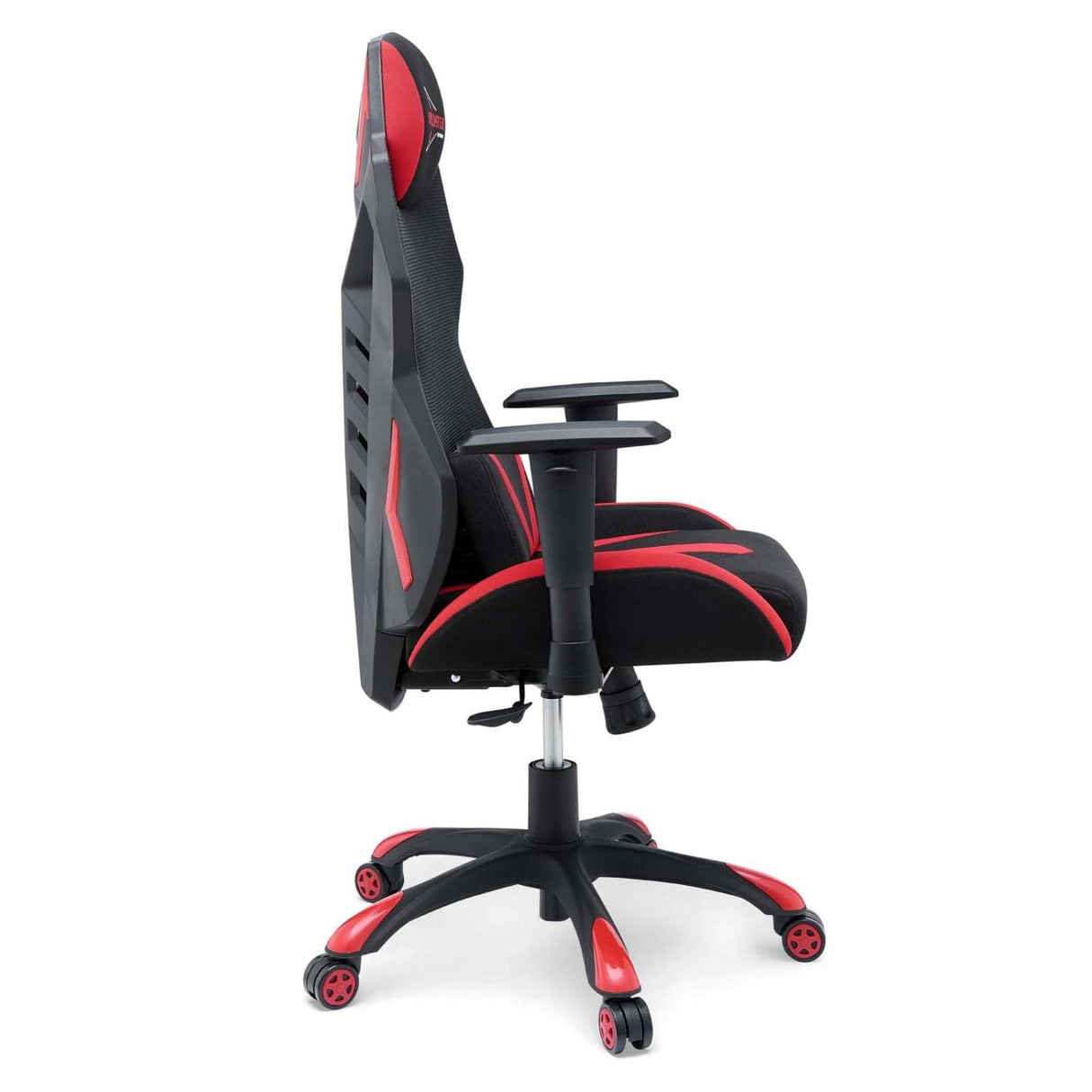 Ergonomic Mesh Gaming Chair with Lumbar Support - Black & Red