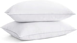 Goose Feathers and Down White Pillows with 100% Soft Cotton Cover, Bed Sleeping Hotel