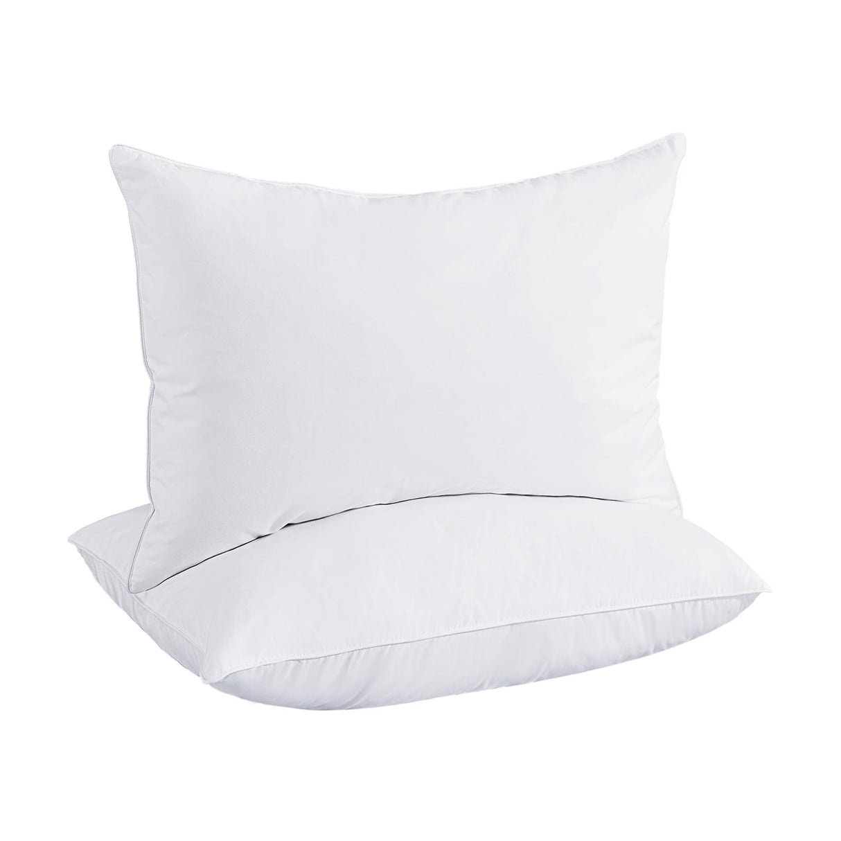 Goose Feather Down Pillows for Sleeping, Hotel Collection Pillow King Size Set of 2