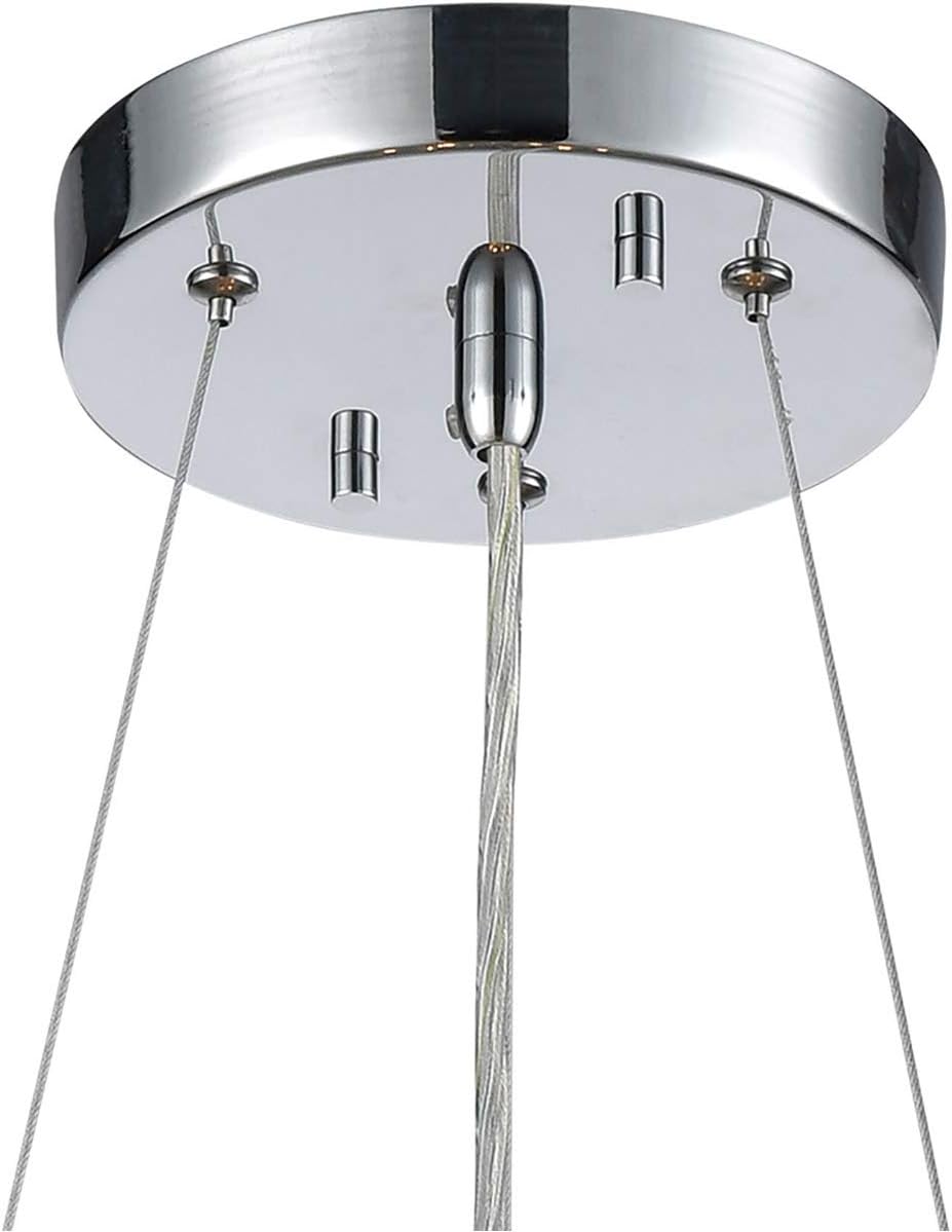 11913/6 Pendant Light, Polished Chrome