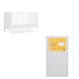 Ollie 4-in-1 Convertible Crib - Greenguard Gold Certified, Bianca White