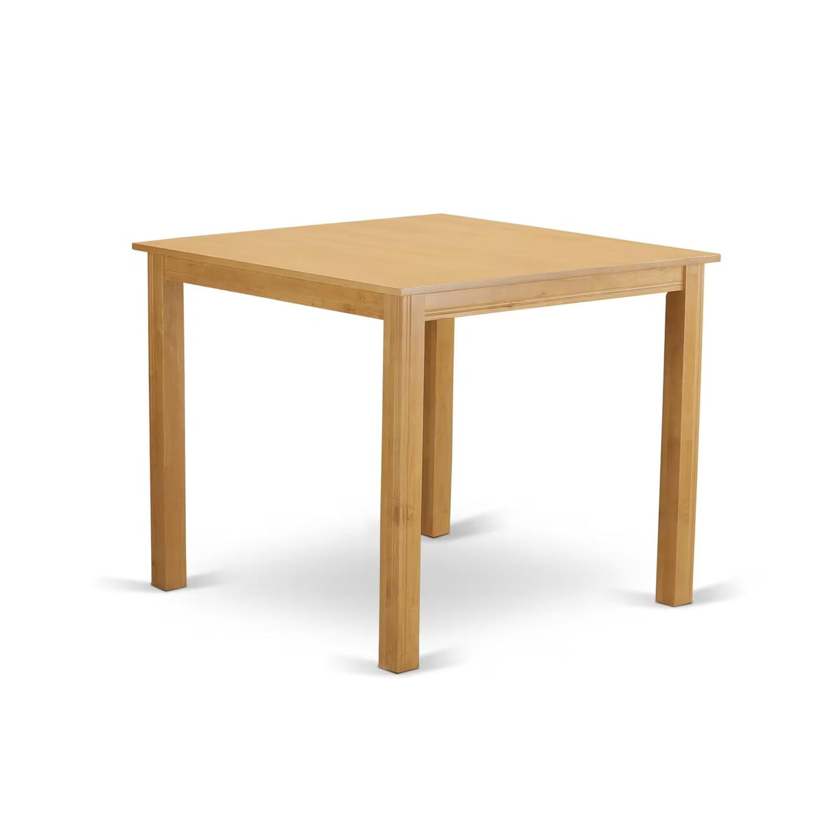 CAFE5-OAK-W 5 Piece Counter Height Pub Set Includes a Square Dining Room Table