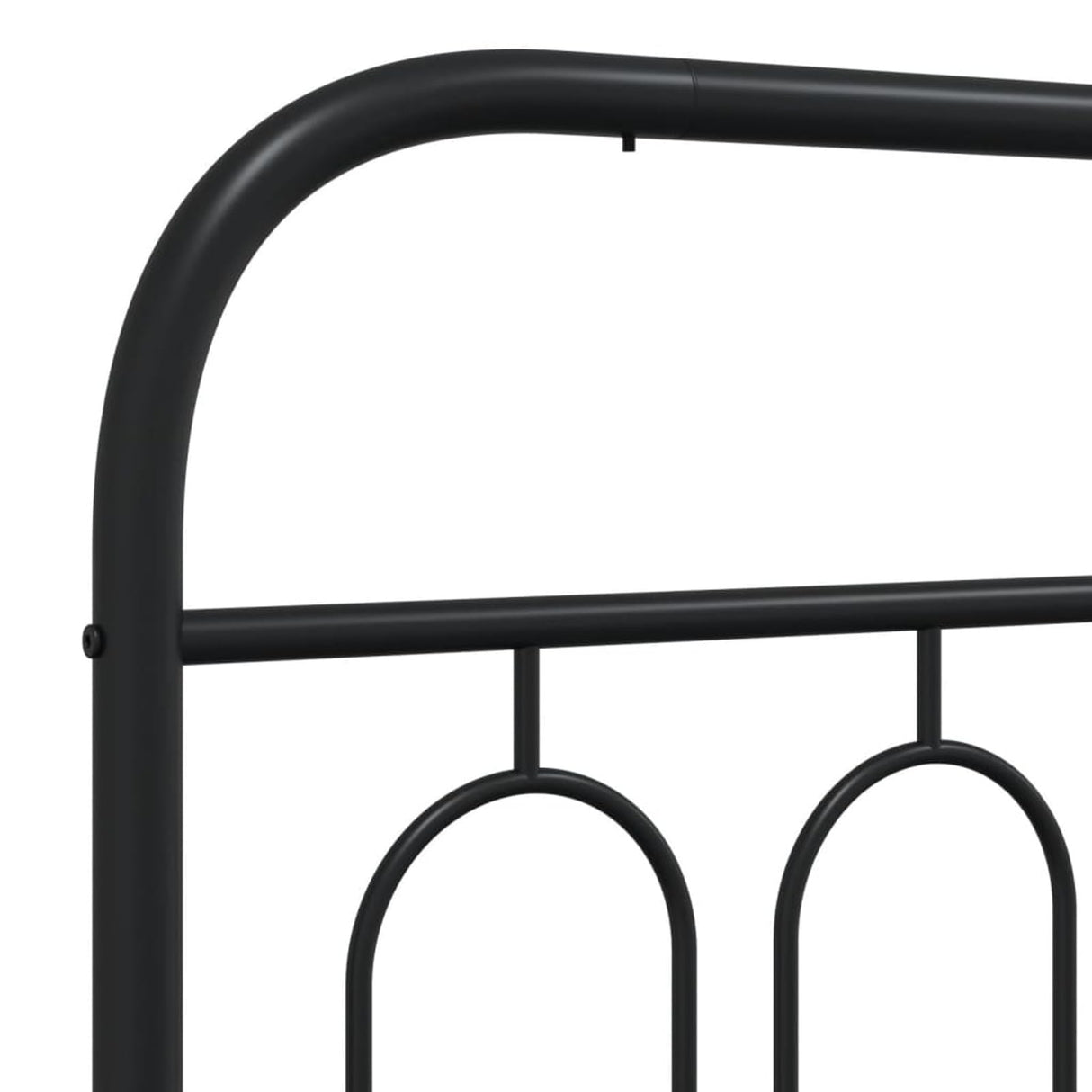 Tidyard Metal Bed Frame Without Mattress with Headboard Black 59.1 x 78.7 Inch Platform Bed Frame, Easy Assembly Mattress Foundation for Bedroom Dorm Guest Room Style M