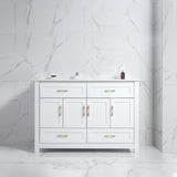 48 inch Sink Bathroom Vanity with White Top Bathroom Vanity with Sink