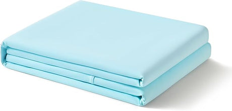 Flat Sheet Full/Queen Size, Breathable Luxury Bedding for Hot Sleeper and Night Sweats