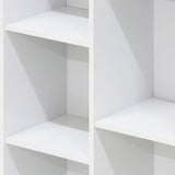Luder Bookcase / Book / Storage , 5-Cube, White