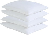 Bed Pillows Standard Size Set of 4-20x36 Flat Pillows for Sleeping Thin
