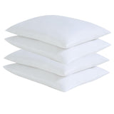 Bed Pillows Standard Size Set of 4-20x36 Flat Pillows for Sleeping Thin