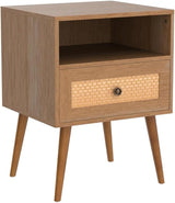 Wicker Rattan Stand, Rattan Stand with Drawer