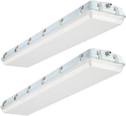 4FT LED Vapor Tight Lights, 4-Foot Vapor Proof Lighting Fixture 120/100/80W Selectable,