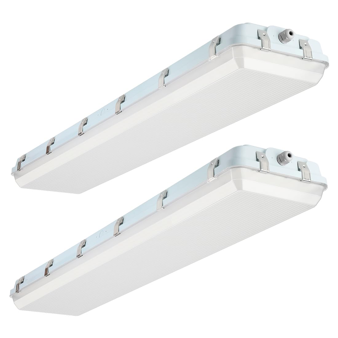 4FT LED Vapor Tight Lights, 4-Foot Vapor Proof Lighting Fixture 120/100/80W Selectable,