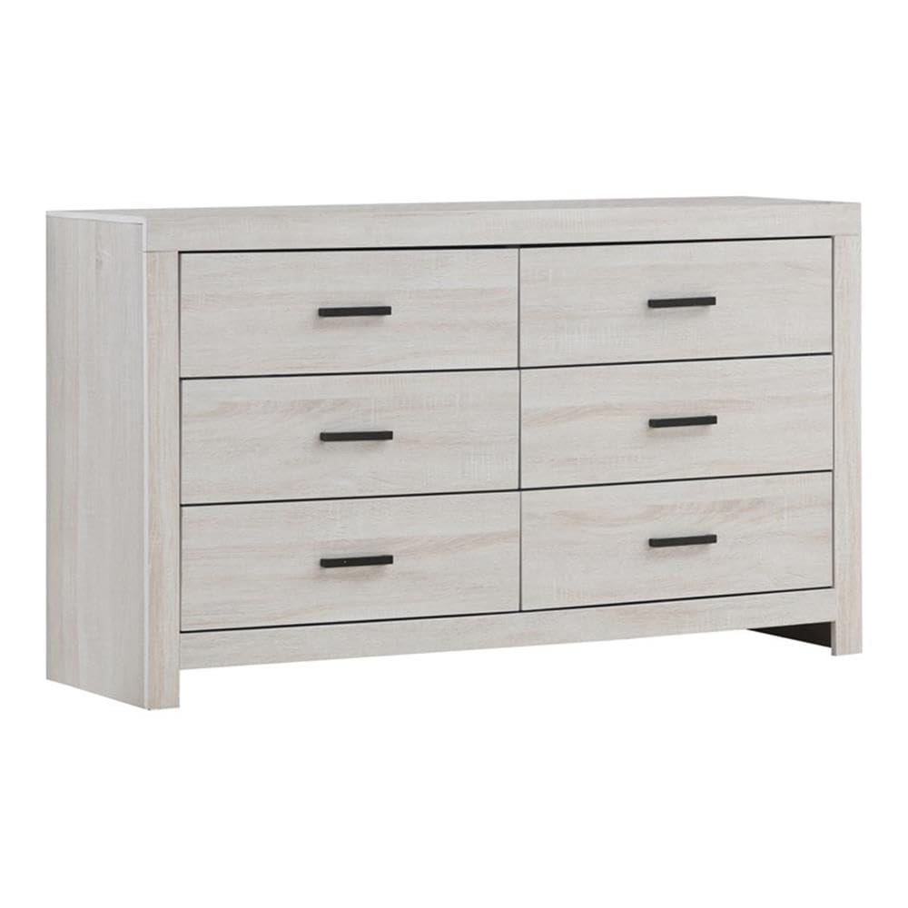 4-Piece Panel Bedroom Set, Eastern King, Coastal White