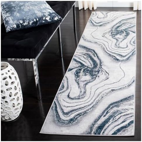 Orchard Collection Area Rug 10' x 14' - Grey & Gold Modern Abstract Design