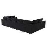 Modular Sectional Sleeper Sofa Couch with Ottoman Velvet Modular Sofa