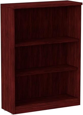 ALEVA634432MY 31.75 in. x 14 in. x 39.38 in. Valencia Series 3-Shelf Bookcase