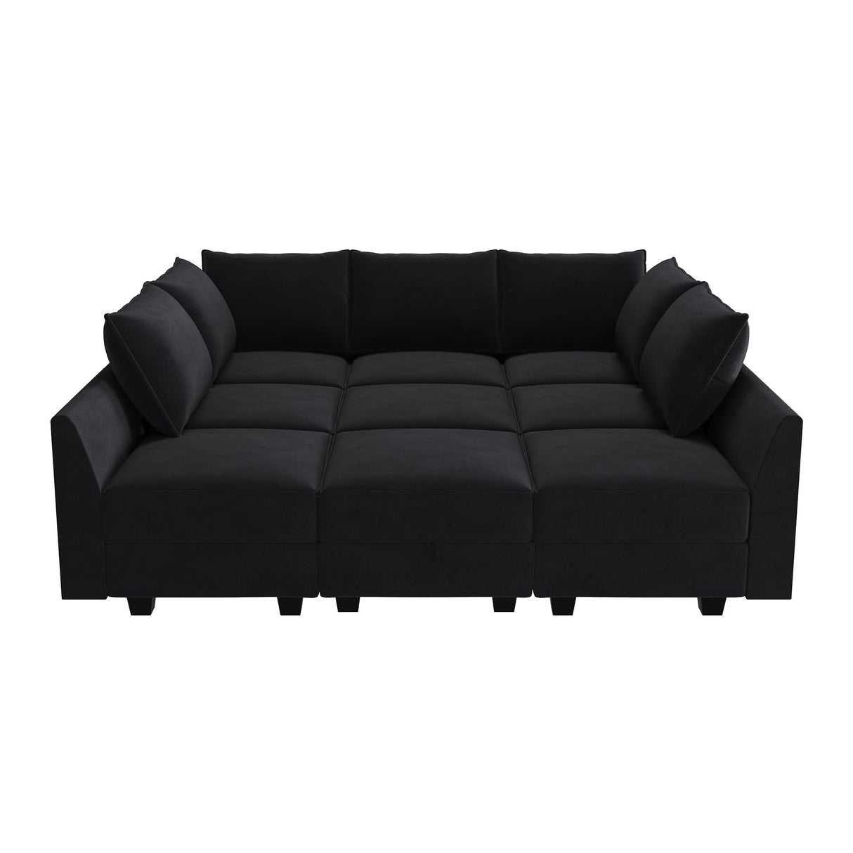 Modular Sectional Sofa with Ottoman Modular Sleeper Sectional Couches for Living Room