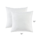 18x18 Outdoor Pillow Inserts Set of 4, Premium Patio Throw Pillows Waterproof