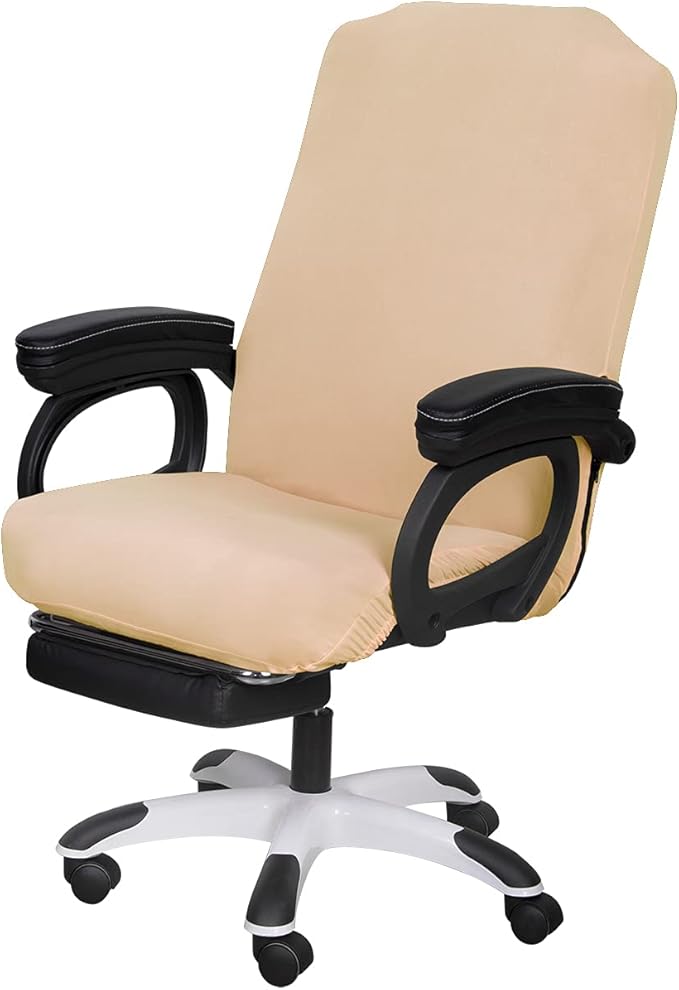 2 Pack Office Chair Cover, Stretchable Desk Chair Cover Removable Computer Chair Cover for Office Chair