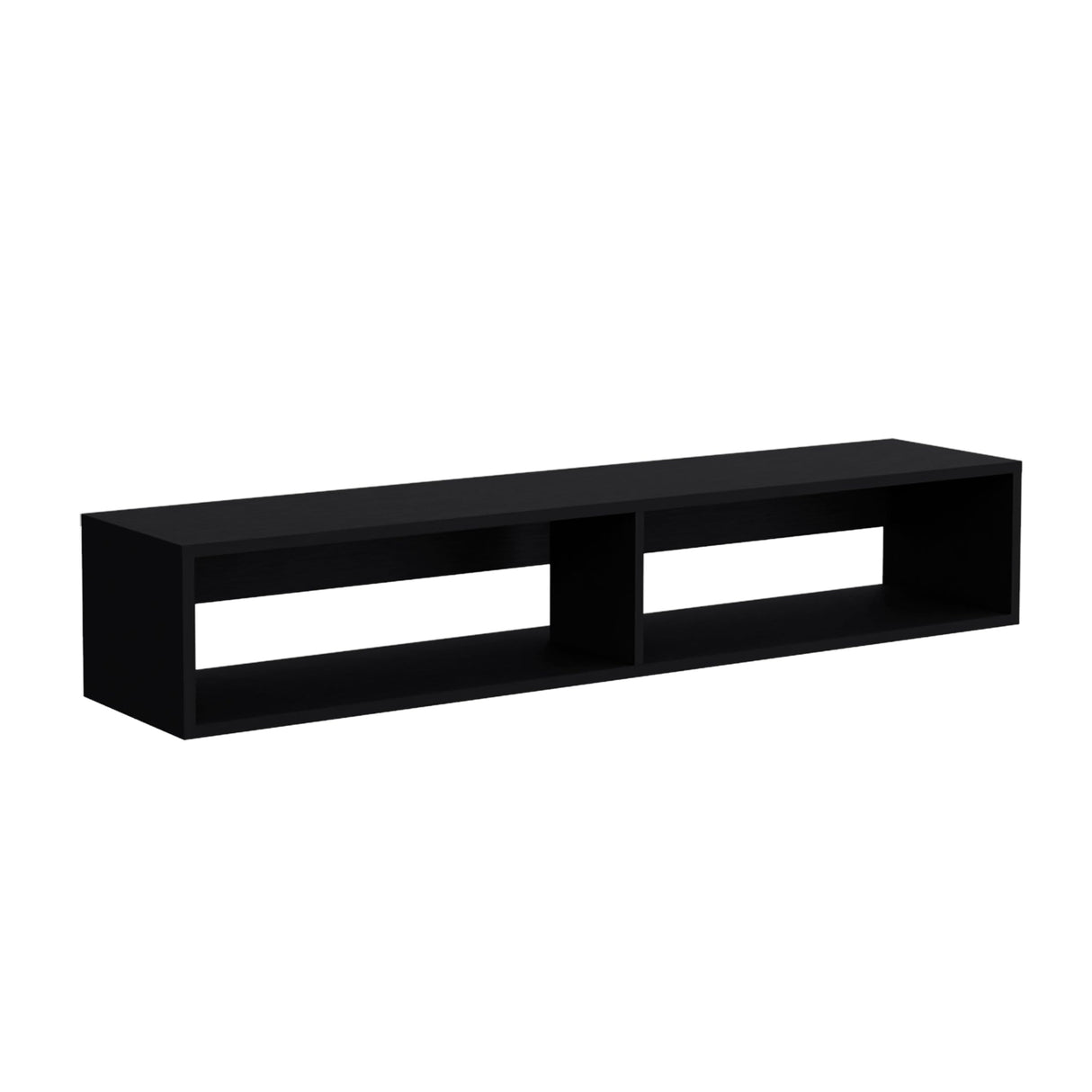 Warrior 59" Floating Tv Stand Black