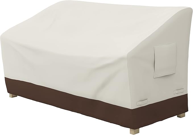 2 Seater Outdoor Couch Cover, Patio Furniture Cover, Waterproof, Anti-UV, Durable