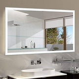 Bathroom Mirror with Lights, LED Lighted Bathroom Vanity Mirror, Led Mirror for Bathroom,