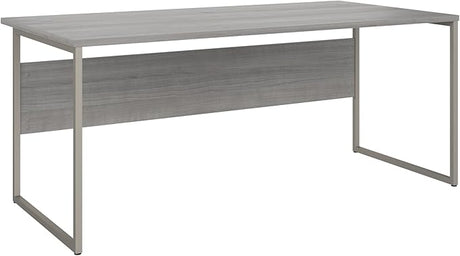 HYD172MH Hybrid 72-Inch Computer Desk, Modern Hickory