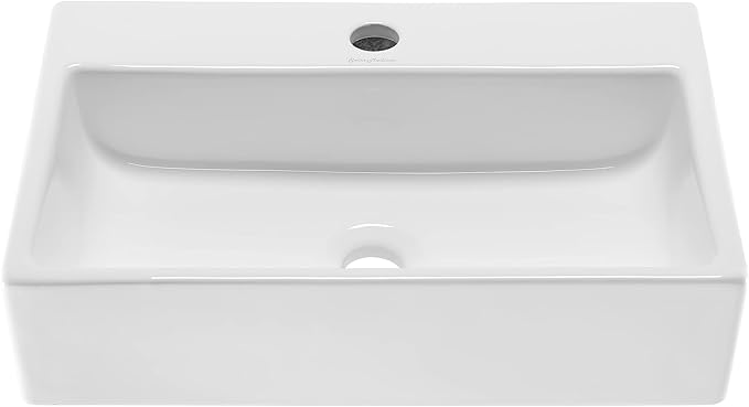 SM-VS203 Claire 20" Rectangle Vessel Sink, Glossy White