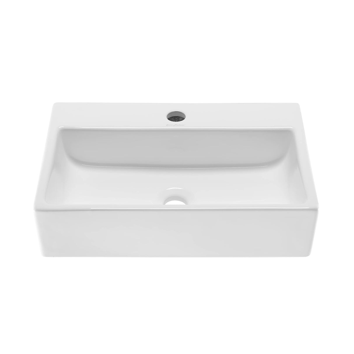 SM-VS203 Claire 20" Rectangle Vessel Sink, Glossy White