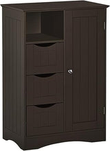 Ashland 1-Door, 3-Drawer Floor Cabinet, One Size, White