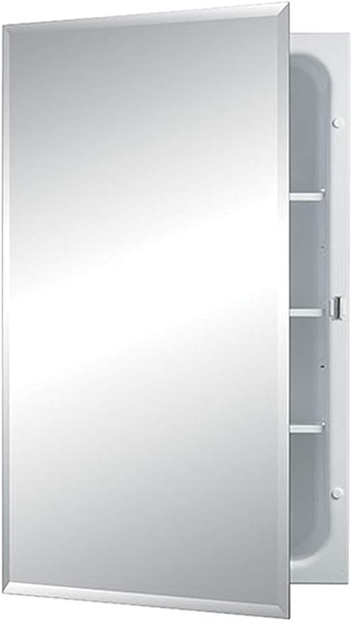 1459 Horizon Frameless Single-Door Recessed Medicine Cabinet