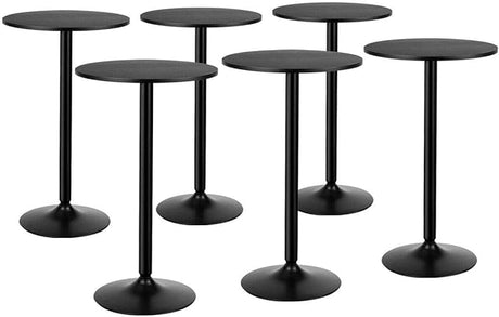 40-Inch Height Modern Style Round Top Standing Circular Cocktail Table Suitable