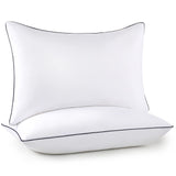 Bed Pillows for Sleeping 2 Pack, Queen Size Set of 2 for Side Back and Stomach Sleepers