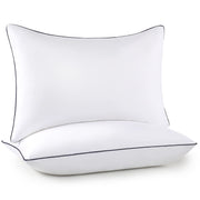 Bed Pillows for Sleeping 2 Pack, Queen Size Set of 2 for Side Back and Stomach Sleepers