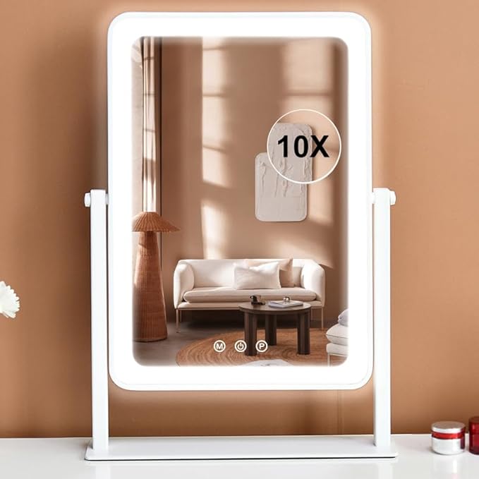 Hollywood Vanity Mirror with Lights,Tabletop Makeup Mirror