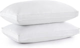 Goose Feathers and Down White Pillows with 100% Soft Cotton Cover, Bed Sleeping Hotel