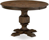 FE3-0N-TP Ferris Modern Kitchen Table - a Round Dining Table Top with Pedestal Base