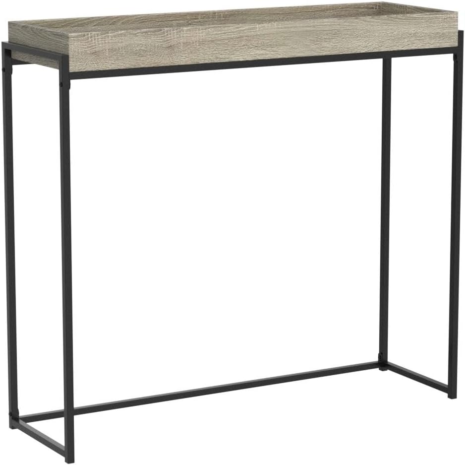 Console Table, Dark Taupe