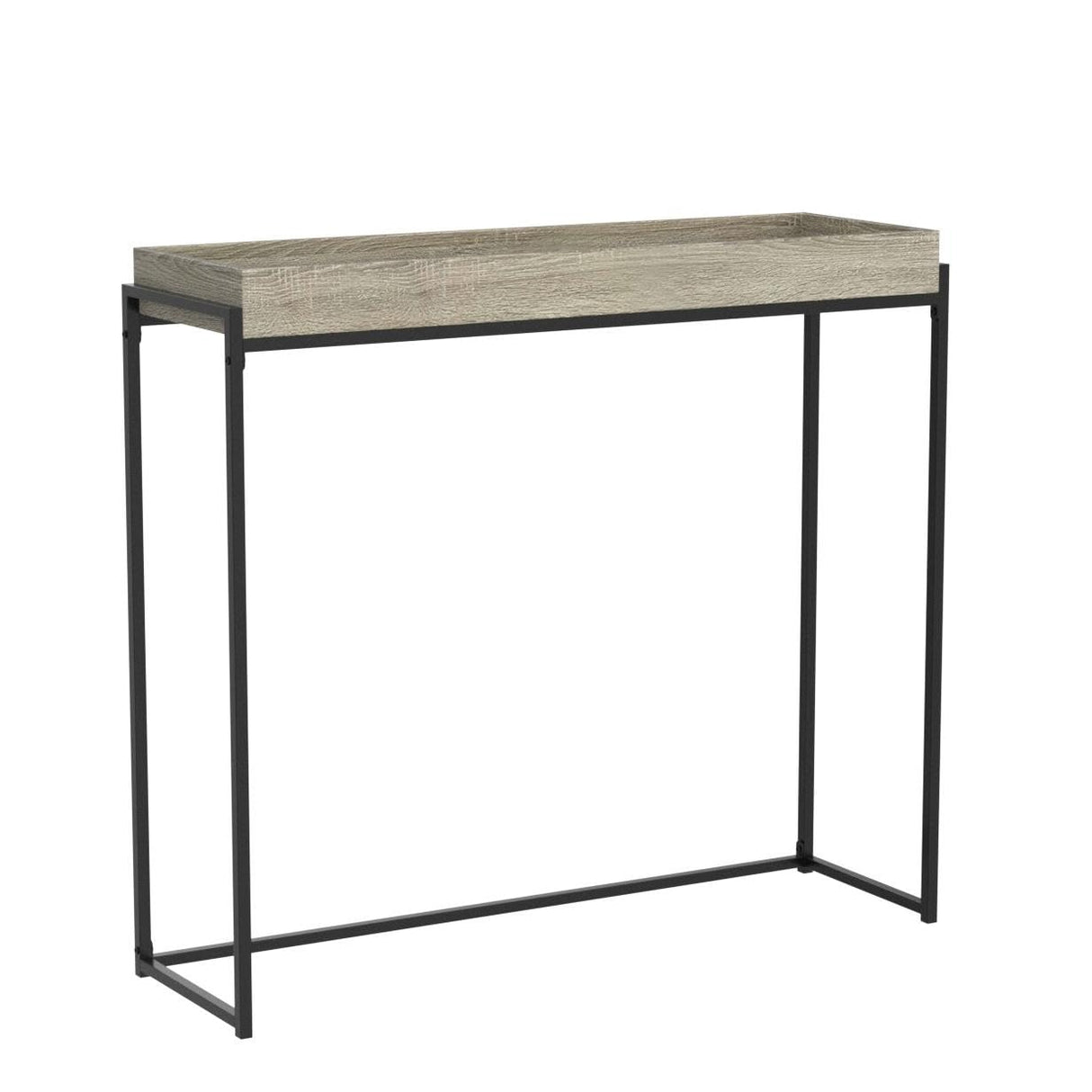 Console Table, Dark Taupe